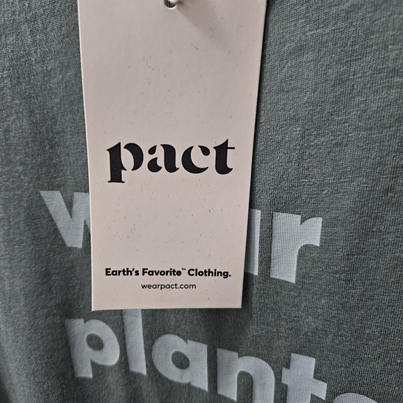 NWT Pact tshirt sz. M 100% organic cotton - Picture 7 of 9
